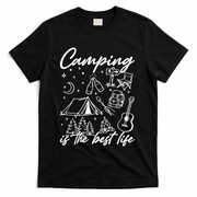 Camping Is The Best Life T-Shirt - Black