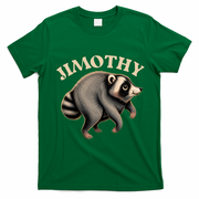 Charming Jimothy Raccoon Gift T-Shirt - Irish Green