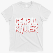 Cereal Killer Funny Halloween Costume T-Shirt - White
