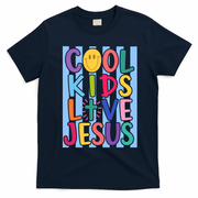 Cool Kids Love Jesus T-Shirt - Navy Blue