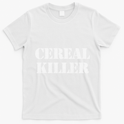 Cereal Killer Released Funny Halloween T-Shirt - White