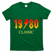 1980 Classic Rock 40th Birthday T-Shirt - Green