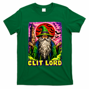 Clit Lord Funny Offensive Wizzard T-Shirt - Irish Green