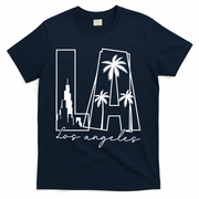 Classic LA Los Angeles Logo T-Shirt - Navy