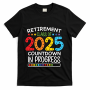 Countdown Loading Teacher T-Shirt - Black
