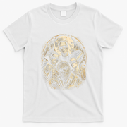 Classic Monsters in Sunglasses Halloween Party Vibes T-Shirt - White