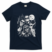 Cool Monsters Movie Vintage Sunglasses Halloween T-Shirt - Navy Blue
