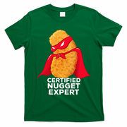 Chicken Nugget Certified Nugget Expert Halloween Costume T-Shirt - Irish Green