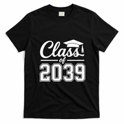 Class Of 2039 Graduation Celebration T-Shirt - Black