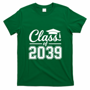 Class Of 2039 Graduation Celebration T-Shirt - Irish Green