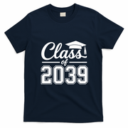 Class Of 2039 Graduation Celebration T-Shirt - Navy Blue