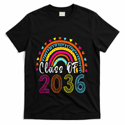 Class Of 2036 Grow With Me First Day Of School Graduation T-Shirt - Black