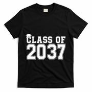 Class Of 2037 Graduation T-Shirt - Black