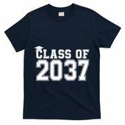 Class Of 2037 Graduation T-Shirt - Navy