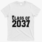 Class Of 2037 Graduation T-Shirt - White