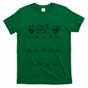 Class Of 2037 Grow With Me Prek To 12th Grade T-Shirt - Green