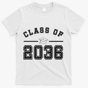 Class Of 2036 Graduation T-Shirt - White