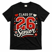 Class Of 2026 Senior Graduation T-Shirt - Black