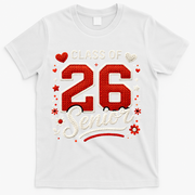 Class Of 2026 Senior Graduation T-Shirt - White
