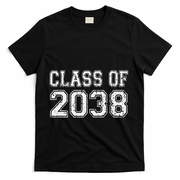 Class Of 2038 Grow With Me Graduation Vintage T-Shirt - Black