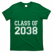 Class Of 2038 Grow With Me Graduation Vintage T-Shirt - Green