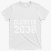 Class Of 2038 Grow With Me Graduation Vintage T-Shirt - White