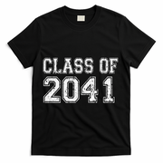 Class Of 2041 Grow With Me Graduation Vintage Premium T-Shirt - Black