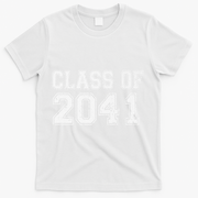 Class Of 2041 Grow With Me Graduation Vintage Premium T-Shirt - White