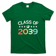 Class Of 2039 Grow With Me First Day School T-Shirt - Irish Green