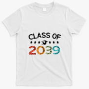 Class Of 2039 Grow With Me First Day School T-Shirt - White