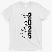 Class Of 2026 Senior Grads Graduation Front And Back T-Shirt - White