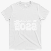 Class Of 2028 Senior Graduation 2028 T-Shirt - White