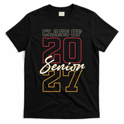 Class Of 2027 Senior Graduation Celebration T-Shirt - Black