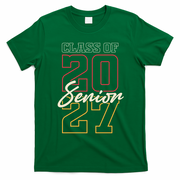 Class Of 2027 Senior Graduation Celebration T-Shirt - Irish Green