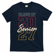 Class Of 2027 Senior Graduation Celebration T-Shirt - Navy Blue