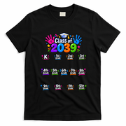 Class Of 2039 Grow With Me Kindergarten 12th Grade T-Shirt - Black