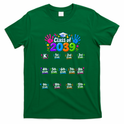 Class Of 2039 Grow With Me Kindergarten 12th Grade T-Shirt - Irish Green