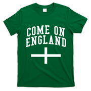 Come On England Flag England Pride Soccer T-Shirt - Irish Green