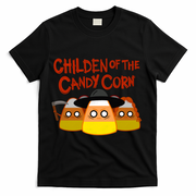 Children Of The Candy Corn Halloween T-Shirt - Black
