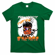 Coolest Pumpkin Brother In The Patch Halloween Gift T-Shirt - Irish Green