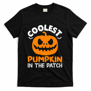 Coolest Pumpkin In The Patch For Halloween Fans Gift T-Shirt - Black