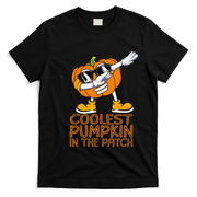 Coolest Pumpkin In The Patch Halloween Jackolantern T-Shirt - Black