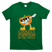 Coolest Pumpkin In The Patch Halloween Jackolantern T-Shirt - Irish Green