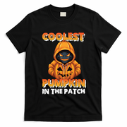 Coolest Pumpkin In The Patch Halloween Kids Design T-Shirt - Black