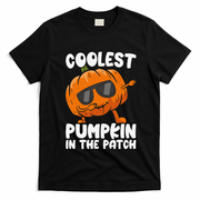 Coolest Pumpkin In The Patch Dabbing Halloween T-Shirt - Black