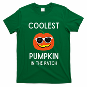 Coolest Pumpkin In The Patch Funny Cool Pumpkin Halloween T-Shirt - Irish Green