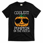 Coolest Pumpkin In The Patch Halloween Costume Gift T-Shirt - Black