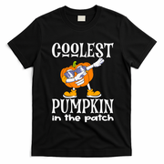 Coolest Pumpkin In The Patch Vintage Pumpkin Halloween Meaningful Gift T-Shirt - Black