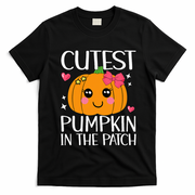 Coolest Pumpkin In The Patch Halloween Thanksgiving T-Shirt - Black