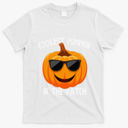 Coolest Pumpkin In The Patch Halloween Gift Gift T-Shirt - White